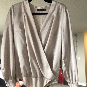 Abercrombie Satin Bodysuit